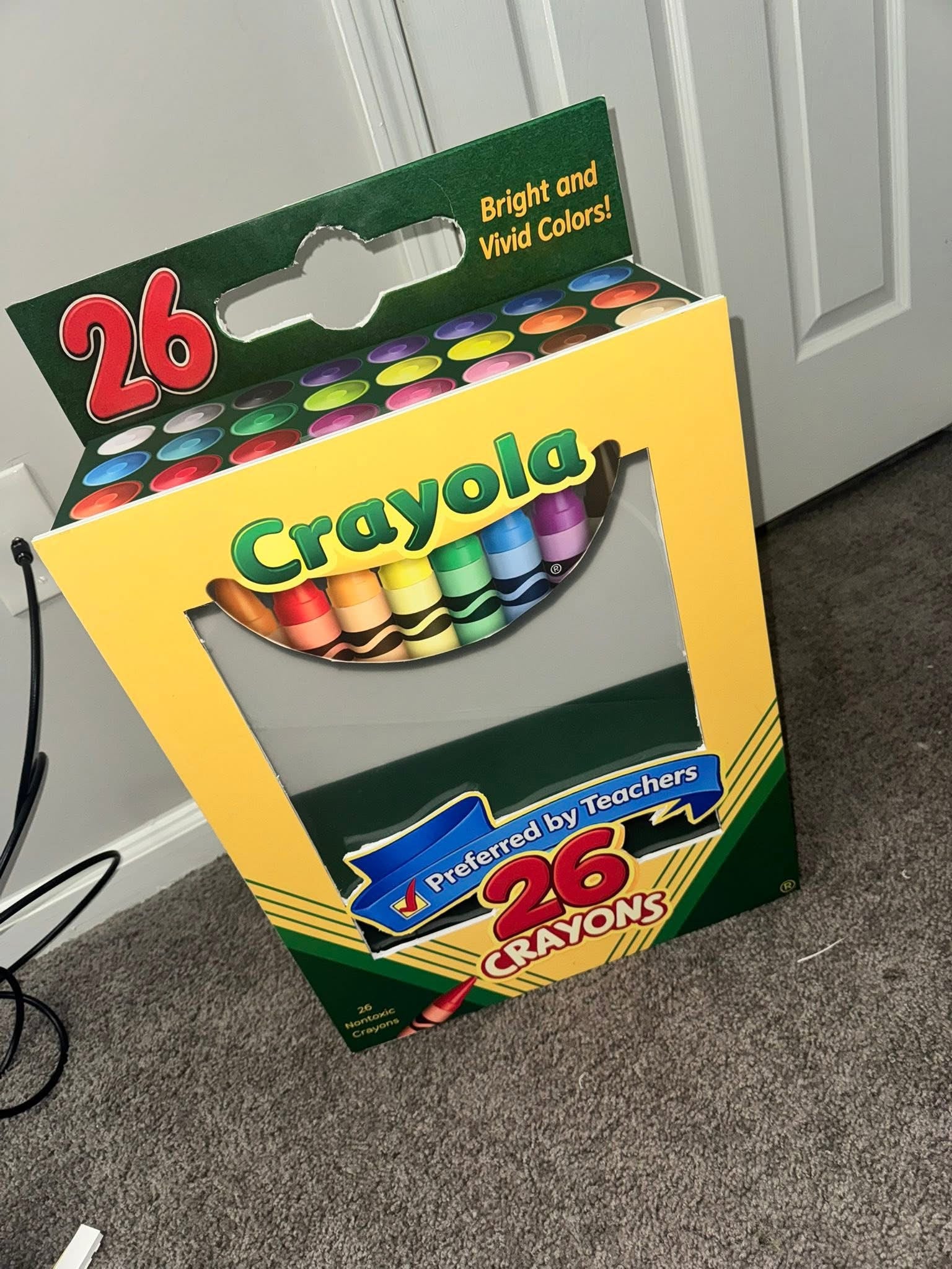 Teacher Crayola Box Digital File