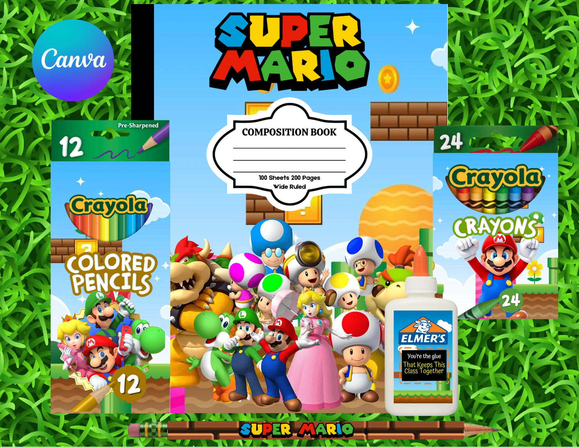 Mario School Template
