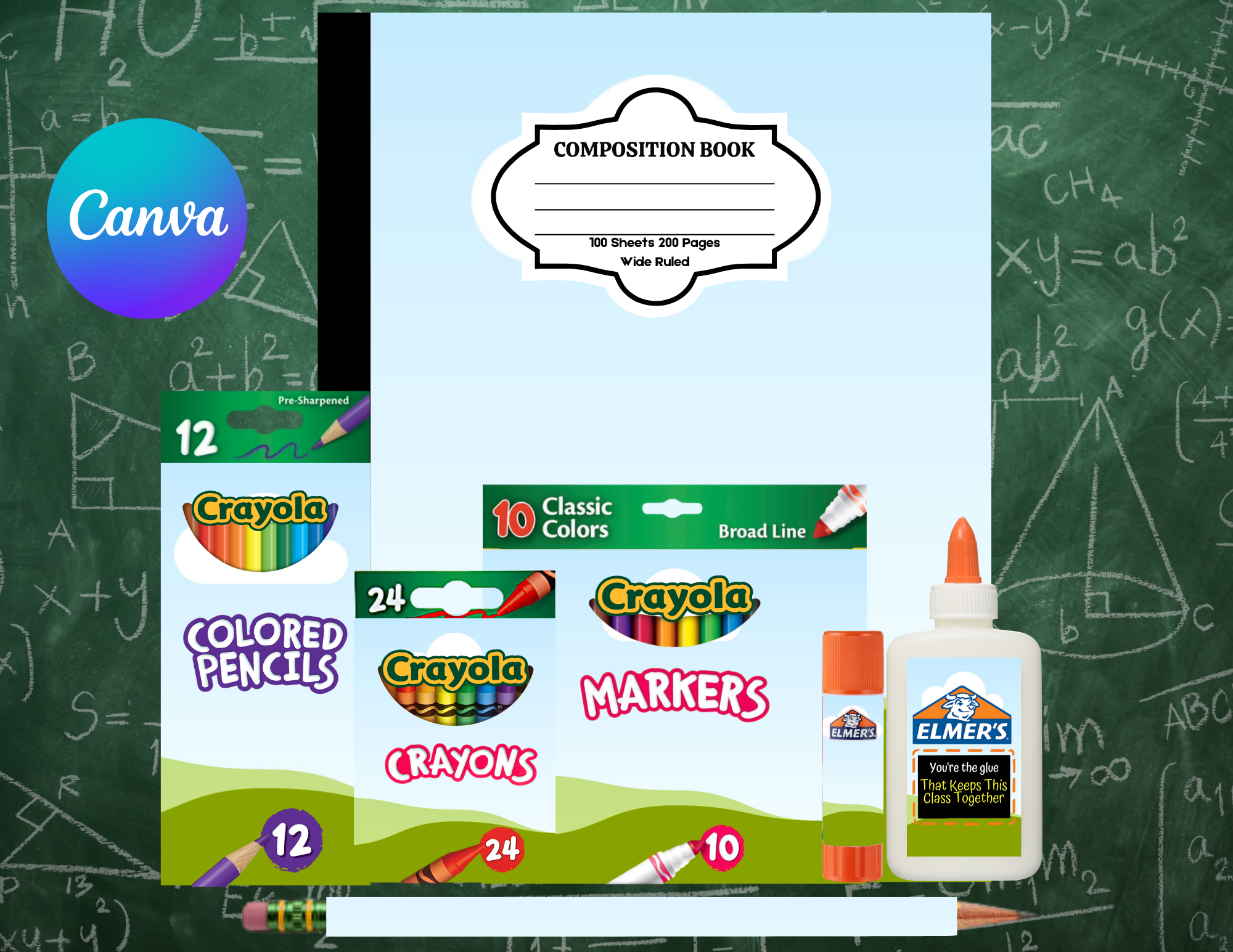 School Supplies Templates